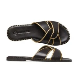 MAKIS KOTRIS 04-628 BLACK FLATS -Cheap Shoes Store 04 628.1