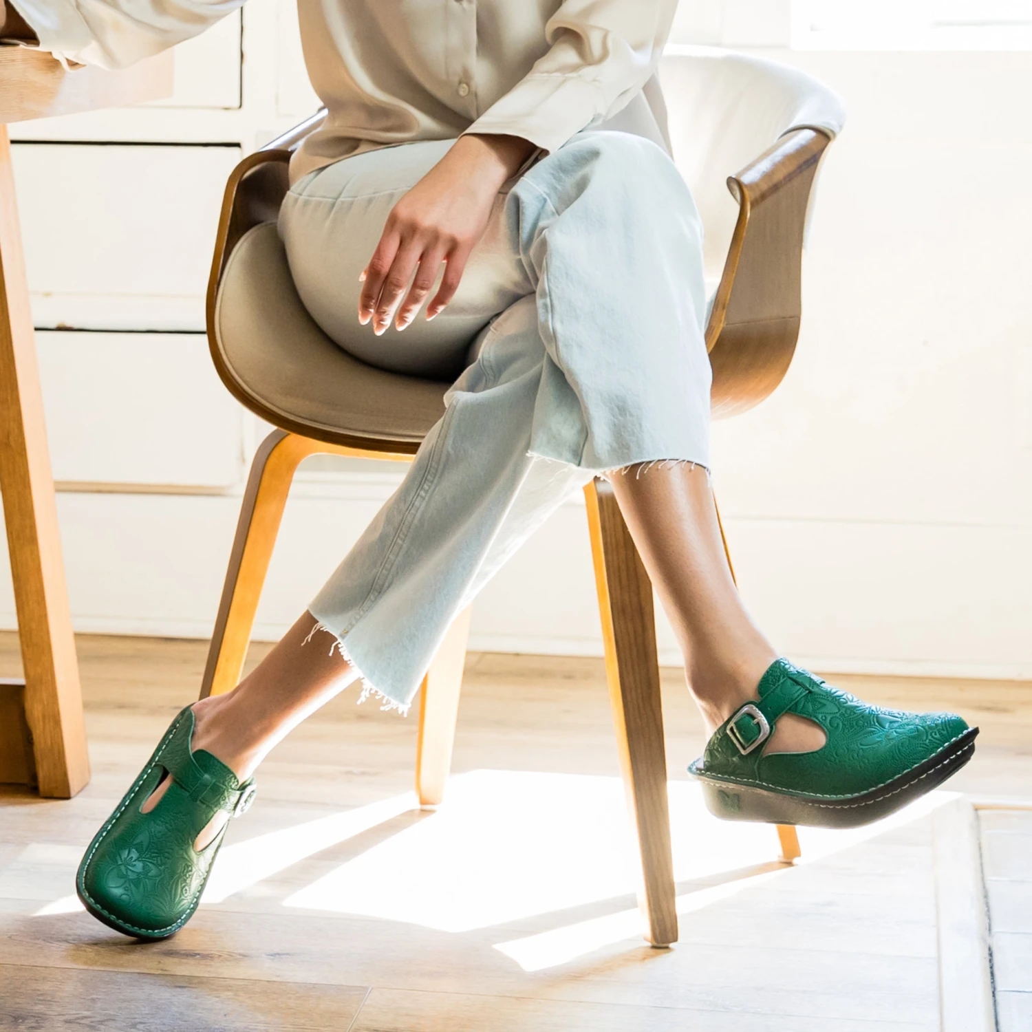 Shoes Classic La Dee Dottie Emerald Shoe 2 Shoes Classic La Dee Dottie Emerald Shoe - Image 2