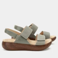 Bailee Woven Sage Sandal 9 Bailee Woven Sage Sandal -Cheap Shoes Store BAI 6132 S2
