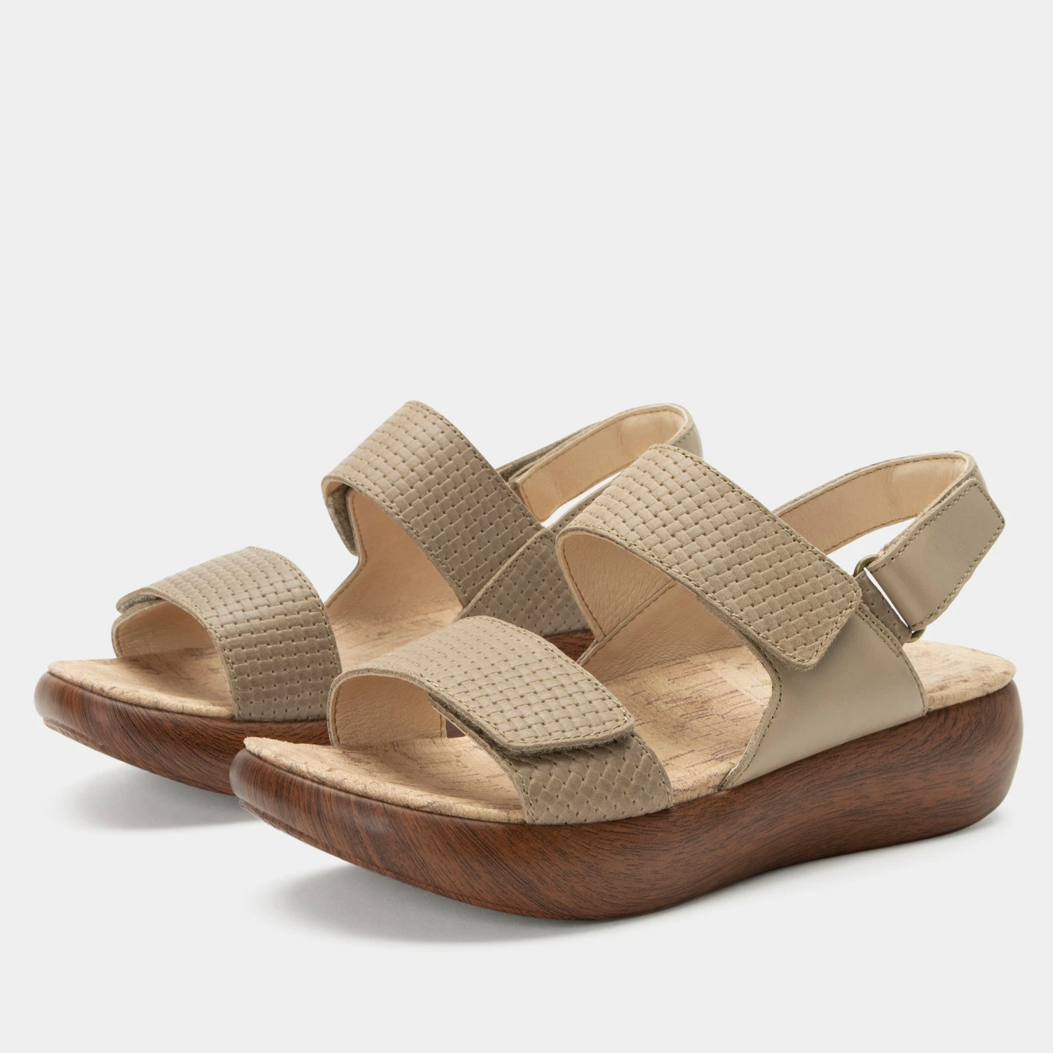 Bailee Woven Taupe Sandal 1 Bailee Woven Taupe Sandal