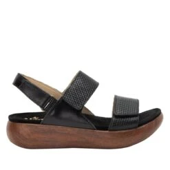 Bailee Woven Noir Sandal 8 Bailee Woven Noir Sandal -Cheap Shoes Store BAI 7462 S2