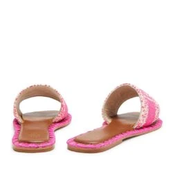 DE SIENA IBIZA BEADED FUSCHIA FLATS -Cheap Shoes Store DE SIENA IBIZA BEADED PINK SANDAL 3