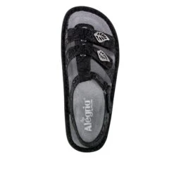Kleo Black Leaf Sandal 8 Kleo Black Leaf Sandal -Cheap Shoes Store KLE 676 S4