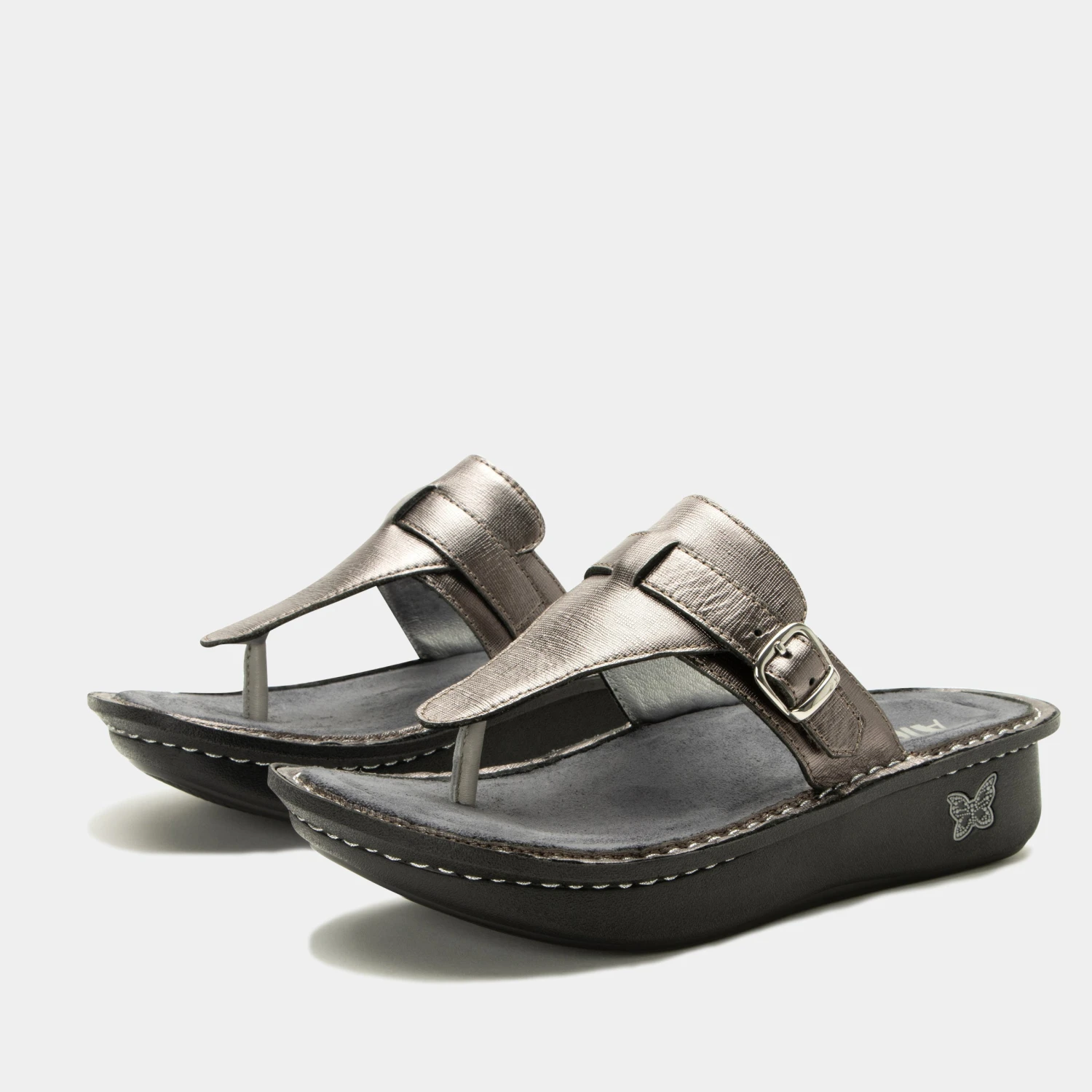 Kennedi Twinkle Pewter Sandal 1 Kennedi Twinkle Pewter Sandal