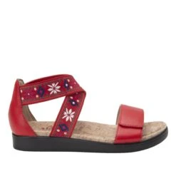 Lucia Red Sandal 8 Lucia Red Sandal -Cheap Shoes Store LUC 7764 S2
