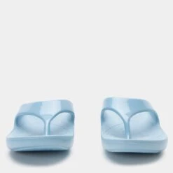 Ode Dusty Blue Gloss Sandal -Cheap Shoes Store ODE 6160 S5