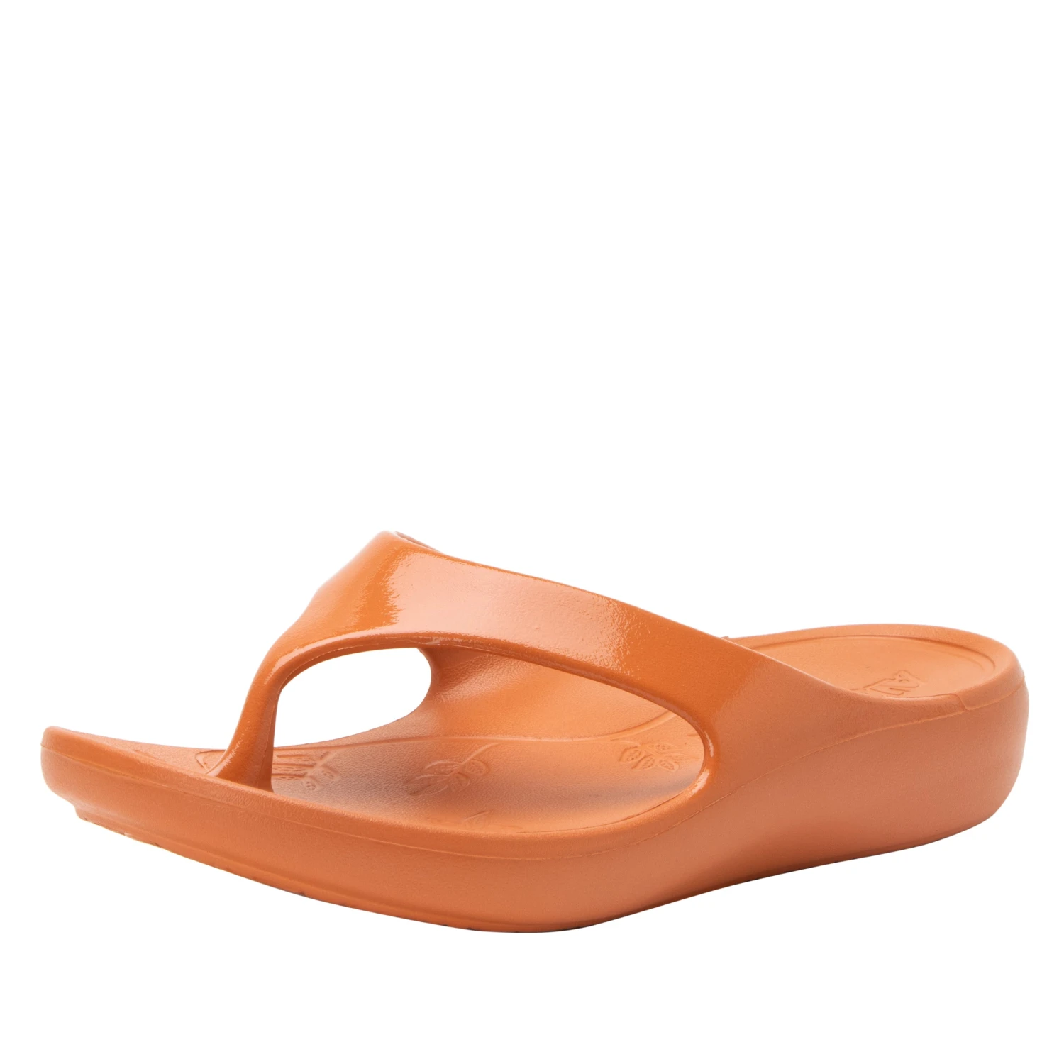 Ode Tangerine Gloss Sandal 1 Ode Tangerine Gloss Sandal