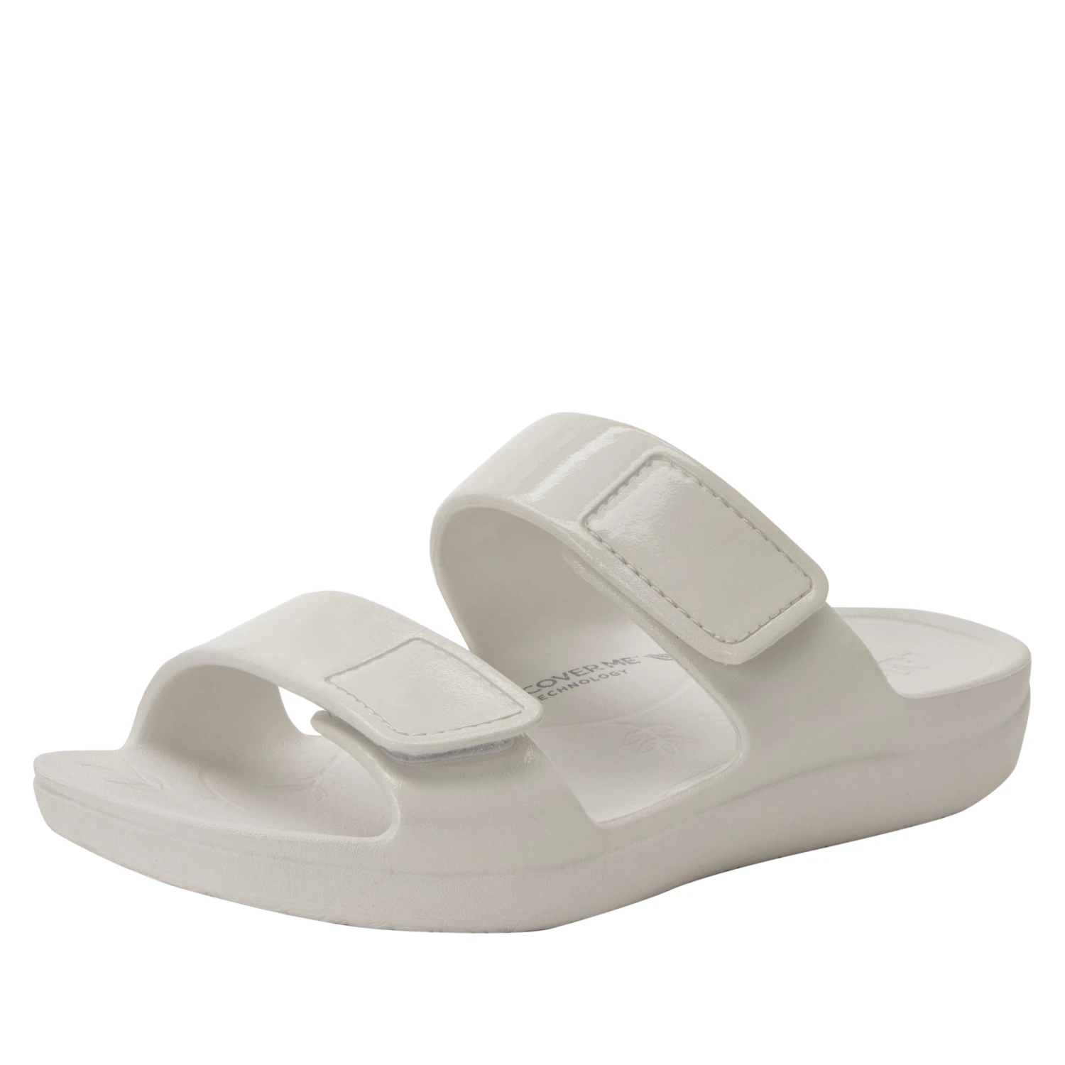 Orbyt White Gloss Sandal 1 Orbyt White Gloss Sandal