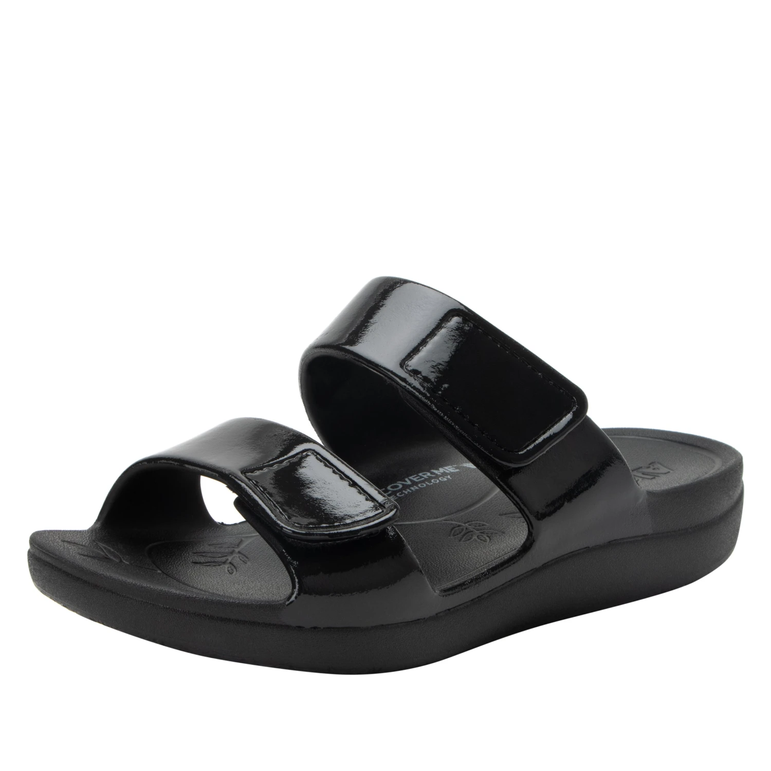 Orbyt Black Gloss Sandal 1 Orbyt Black Gloss Sandal