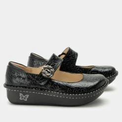 Shoes Paloma Black Embossed Rose Mary Jane -Cheap Shoes Store PAL 531 S2 044cd761 ccc5 40b5 8e25 01d7cbe8f27d