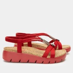 Roz True Red Sandal -Cheap Shoes Store ROZ 6134 S2 805208e4 35a7 47f9 8461 be67909cbd44