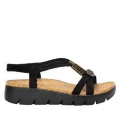 Roz Casual Black Sandal -Cheap Shoes Store ROZ 7431 S2