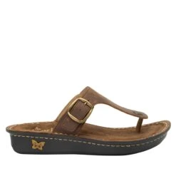 Vella Oiled Brown Sandal -Cheap Shoes Store VEL 7412 S2