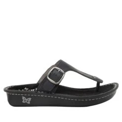Vella Oiled Black Sandal 8 Vella Oiled Black Sandal -Cheap Shoes Store VEL 7414 S2