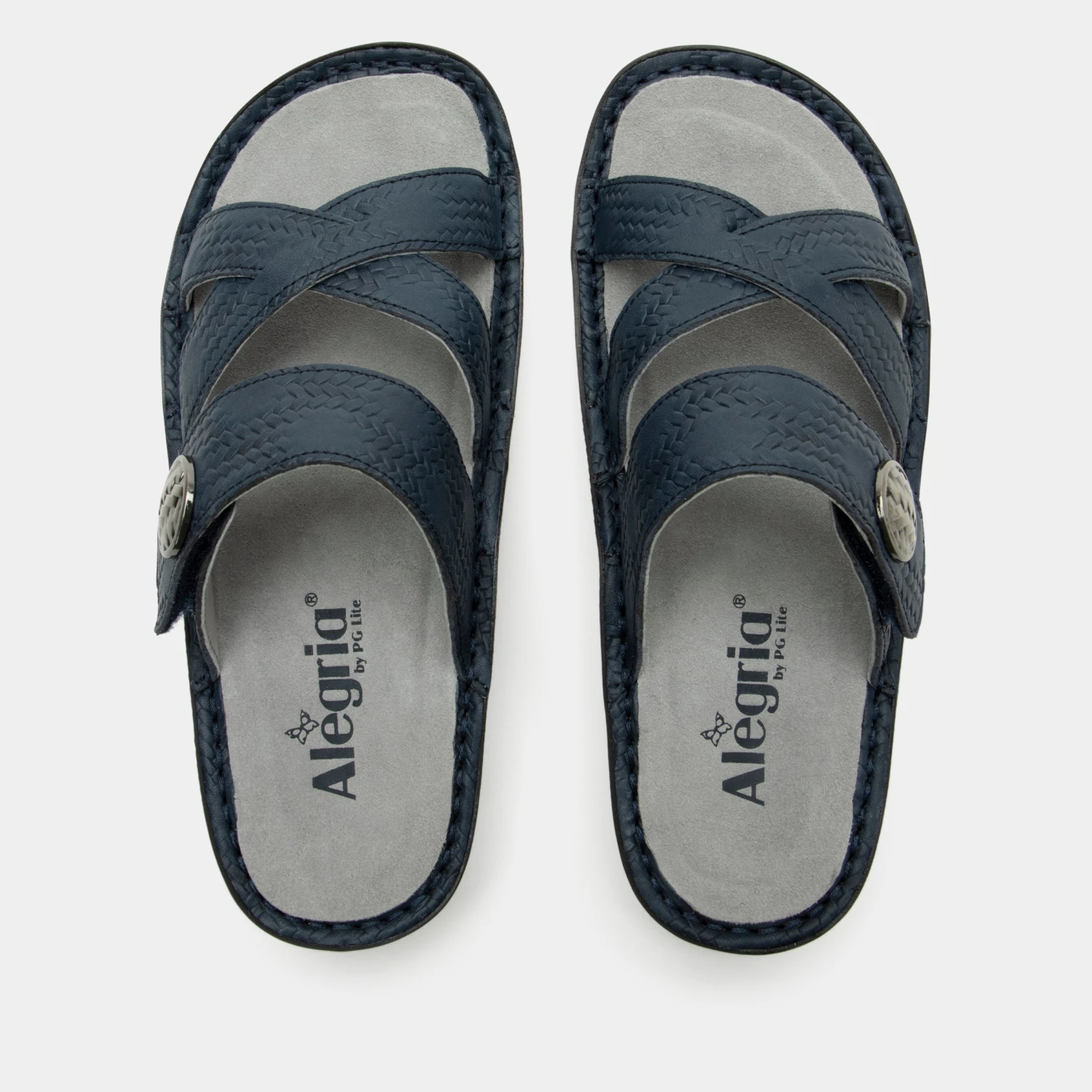 Victoriah Basketry Navy Sandal 4 Victoriah Basketry Navy Sandal - Image 4