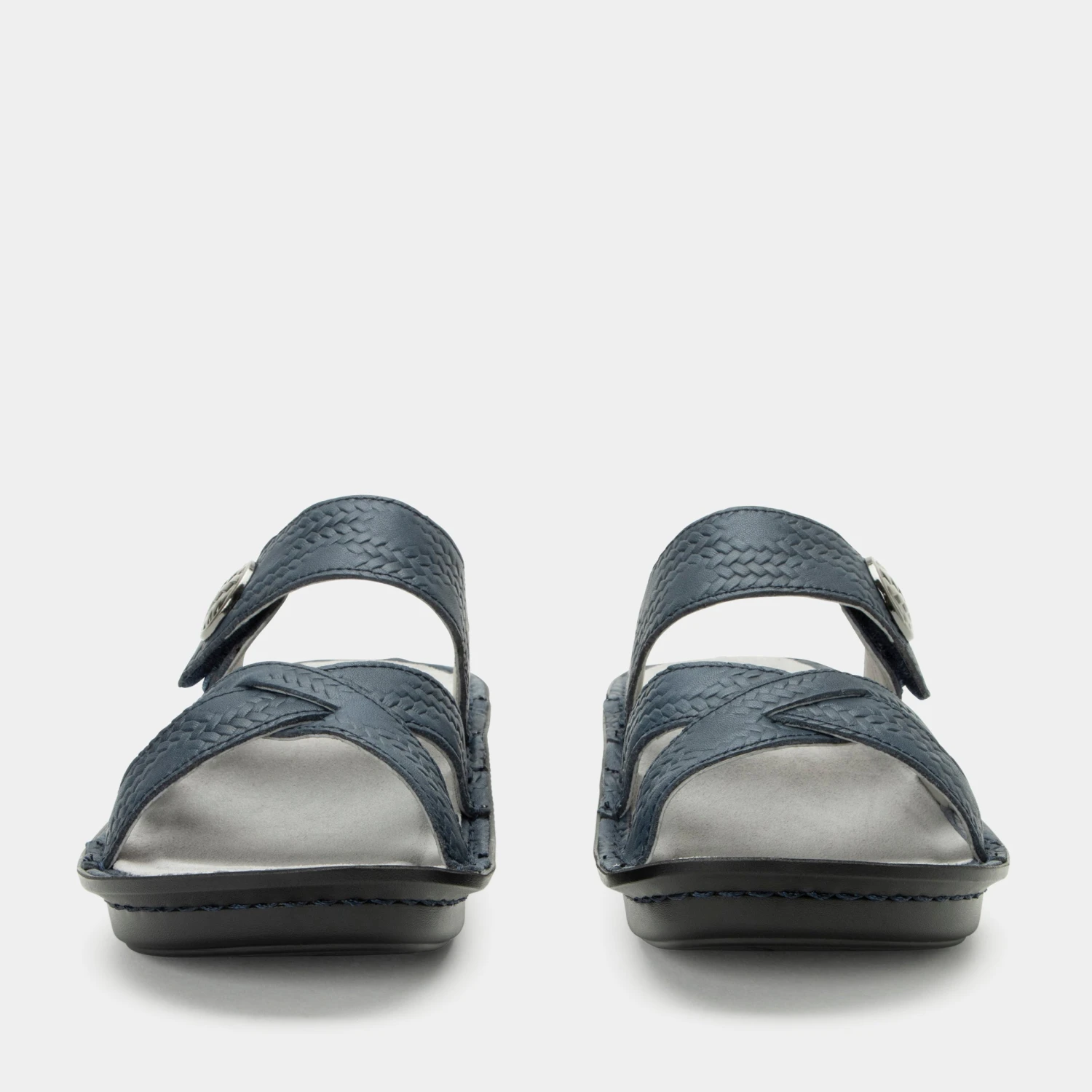 Victoriah Basketry Navy Sandal 5 Victoriah Basketry Navy Sandal - Image 5