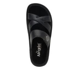 Victoriah Oiled Black Sandal -Cheap Shoes Store VIC 7414 S4