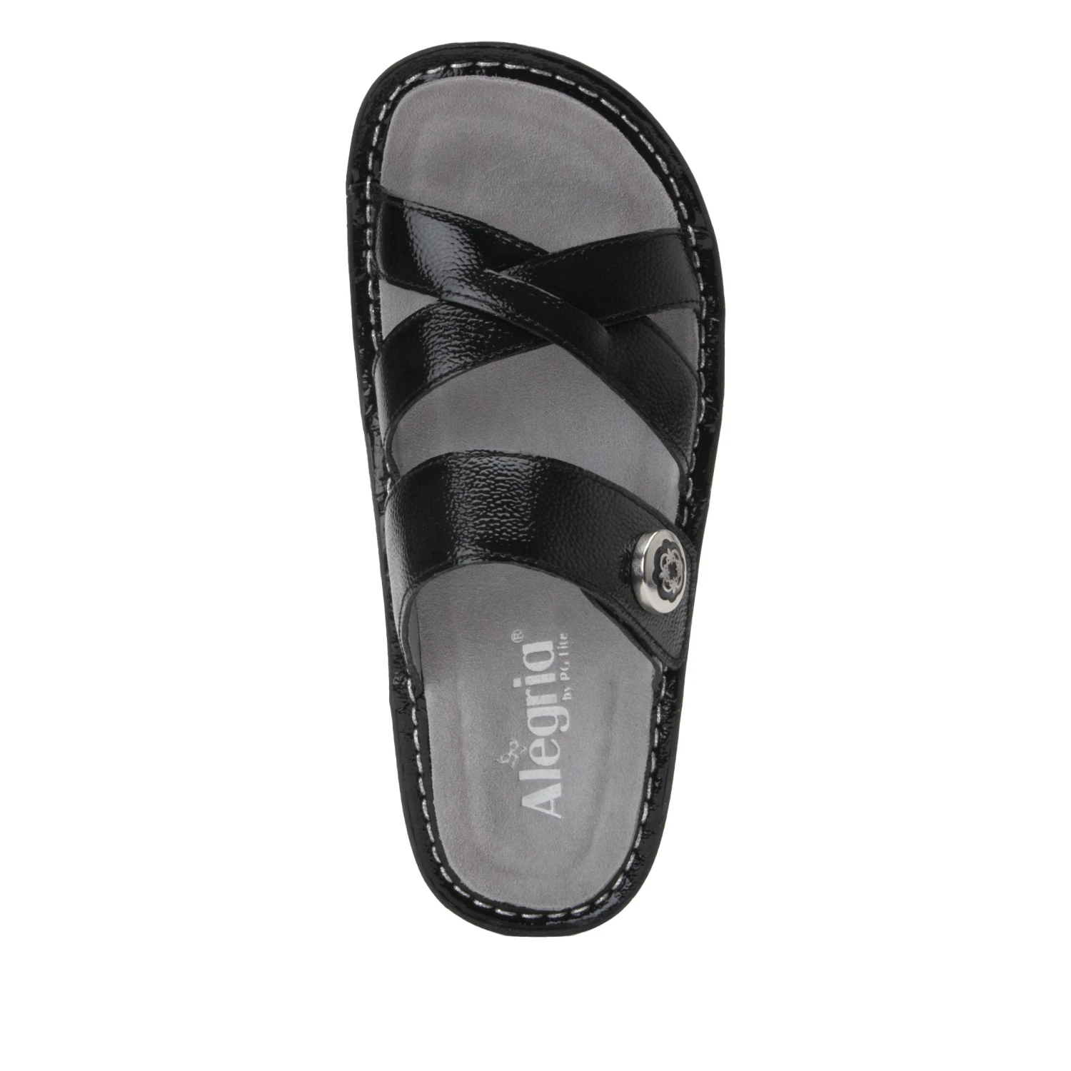 Victoriah Black Patent Sandal 5 Victoriah Black Patent Sandal - Image 5