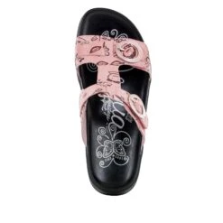 Vita Red Scribble Sandal -Cheap Shoes Store VIT 301 S4