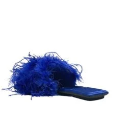 JEFFREY CAMPBELL - CHROMATIC BLUE FLAT -Cheap Shoes Store chrom3