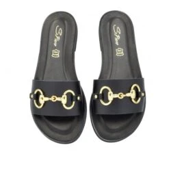 S.PIERO E1-068 BLACK FLATS -Cheap Shoes Store e1 068blk3