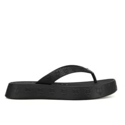 NAKED WOLFE HOLIDAY BLACK SLIPPERS