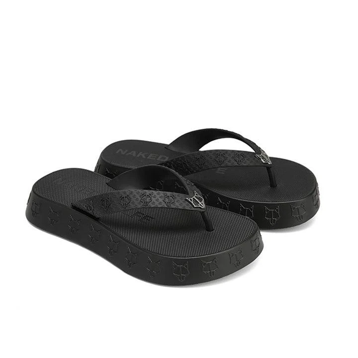 NAKED WOLFE HOLIDAY BLACK SLIPPERS 2 NAKED WOLFE HOLIDAY BLACK SLIPPERS - Image 2