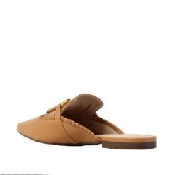 KENDALL + KYLIE MELO NATURAL LEATHER MULE -Cheap Shoes Store kendall kylie33