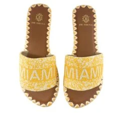 DE SIENA MIAMI BEADS YELLOW FLATS
