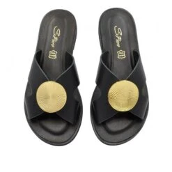 S.PIERO E37-017 BLACK FLATS -Cheap Shoes Store spe 37blk3