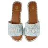 DE SIENA SAINT TROPEZ BEADS SKYBLUE FLATS