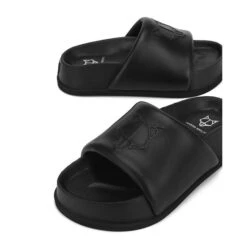 NAKED WOLFE VELMA BLACK SLIPPERS -Cheap Shoes Store velmablk3